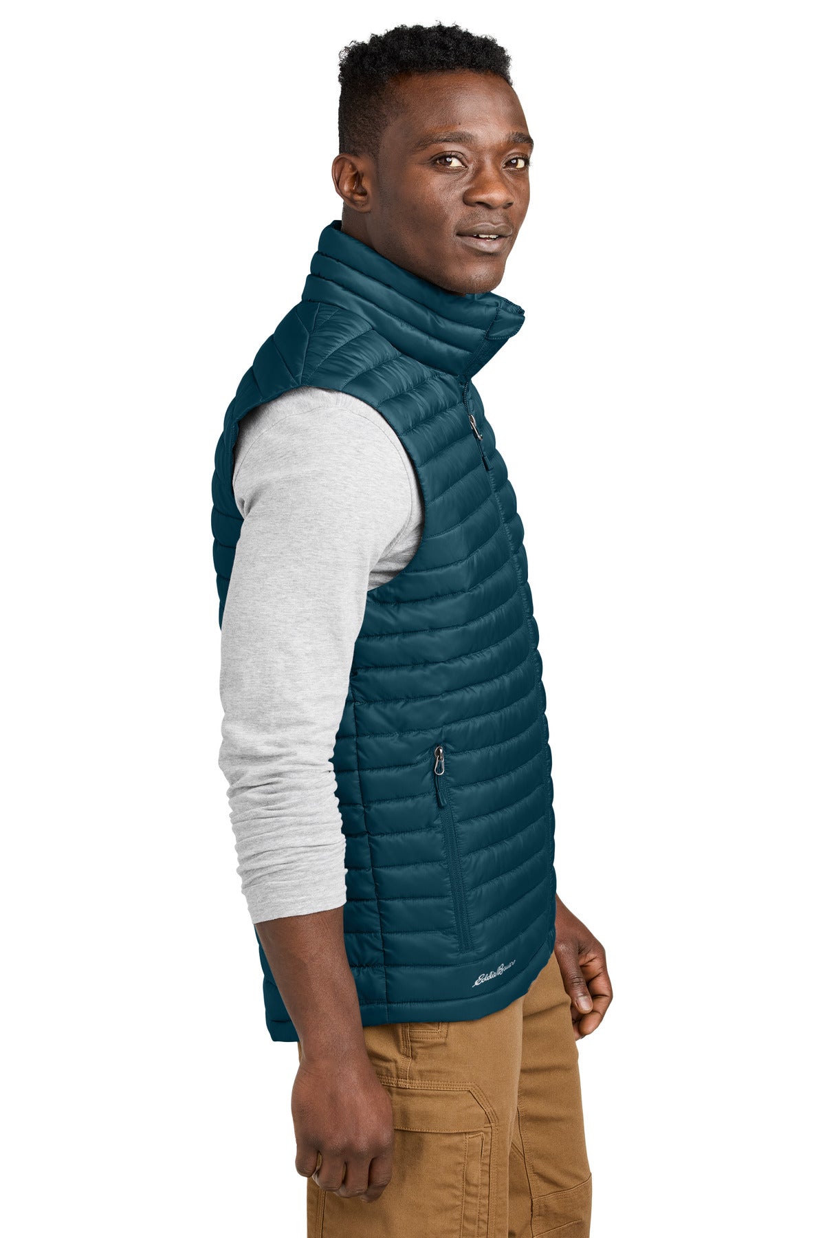 AdrBlue Eddie Bauer Packable Quilted Vest EB516 plain