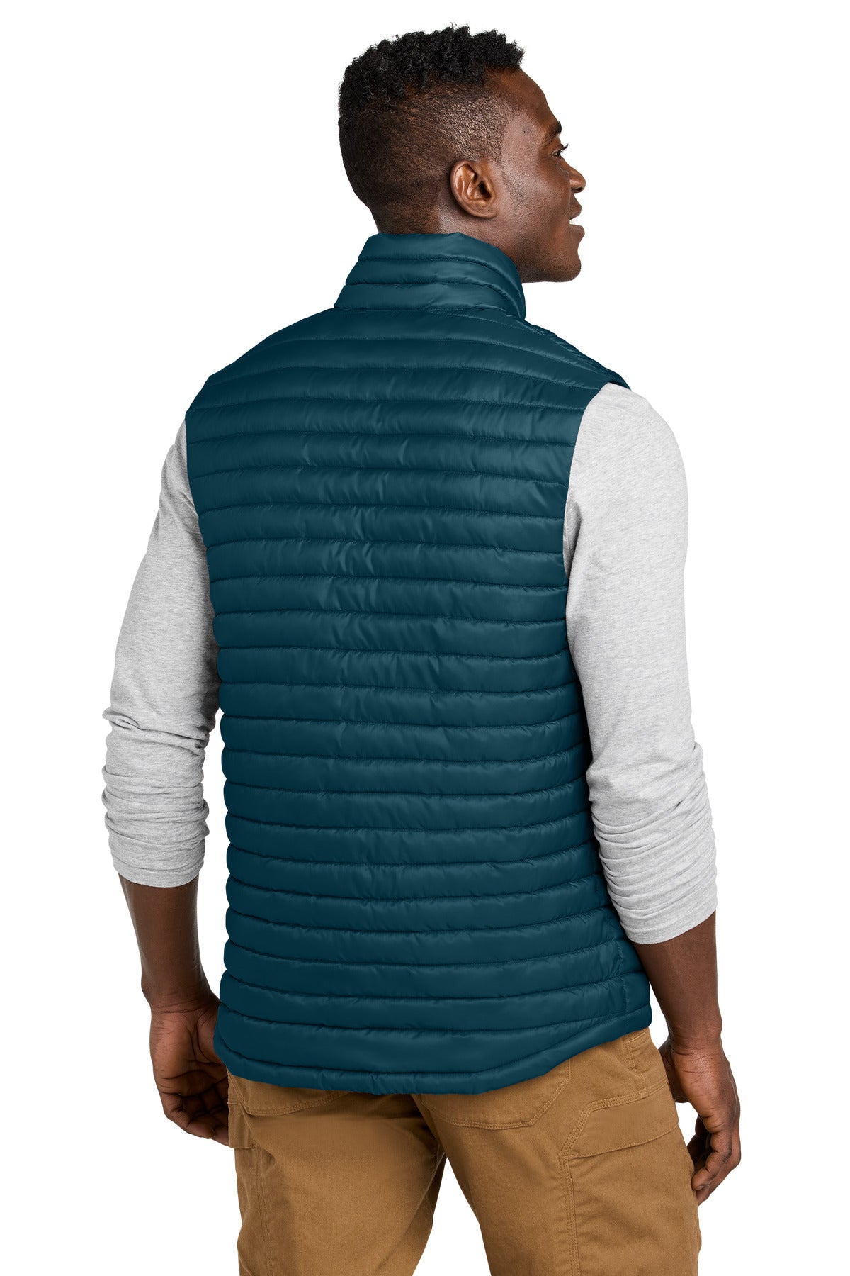 AdrBlue Eddie Bauer Packable Quilted Vest EB516 plain