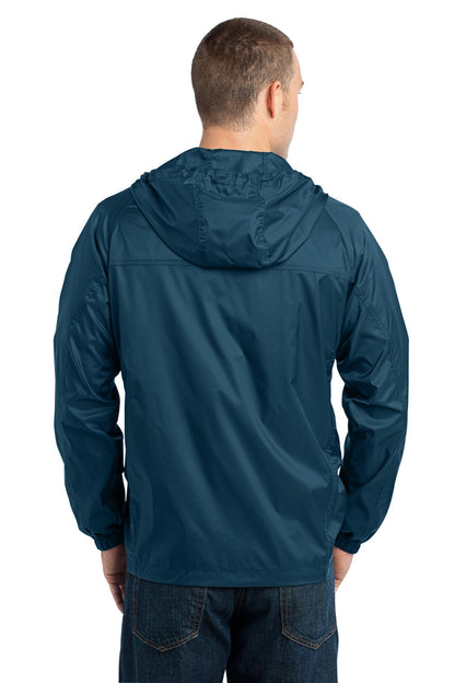 Adriatic Blue Eddie Bauer - Packable Wind Jacket. EB500 plain