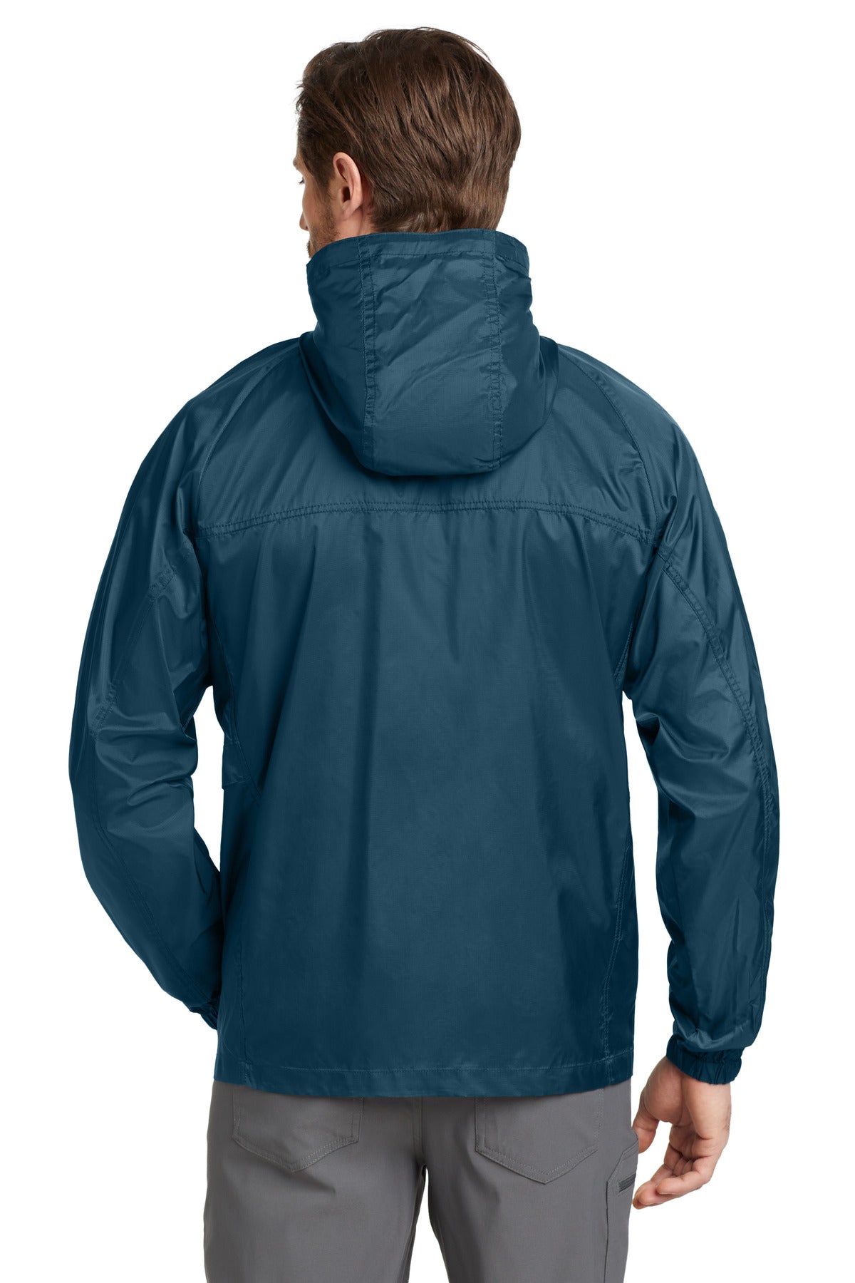 Adriatic Blue Eddie Bauer - Packable Wind Jacket. EB500