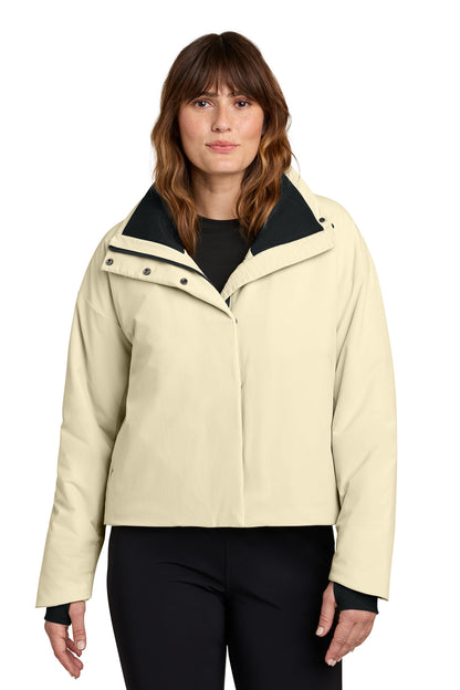 Alabaster MiiR Women's Sashiko Full-Zip Stretch Puffy MRAW440 plain