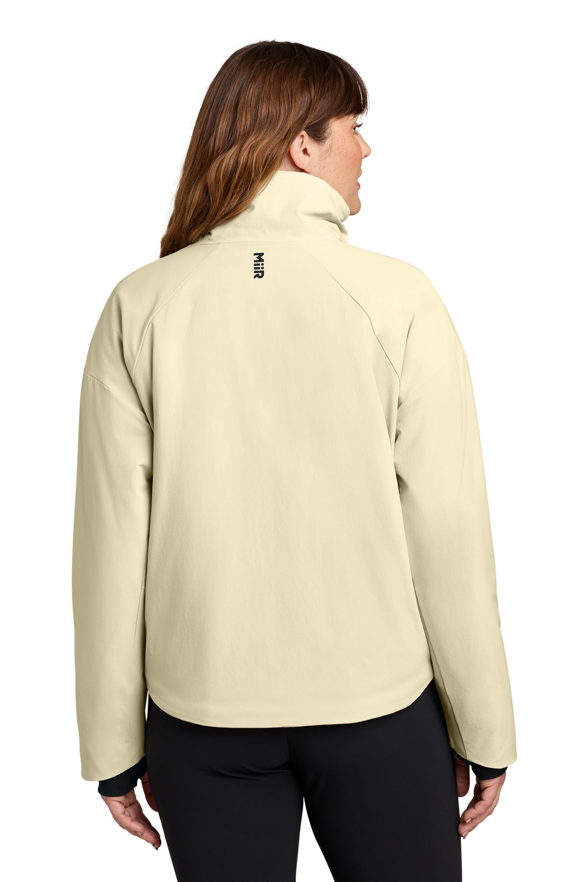 Alabaster MiiR Women's Sashiko Full-Zip Stretch Puffy MRAW440 plain