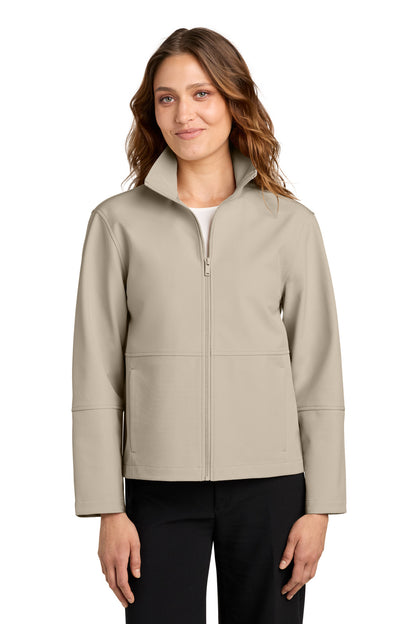 Almond Mercer+Mettle Women's Comfort Soft Shell Jacket MM7105 plain