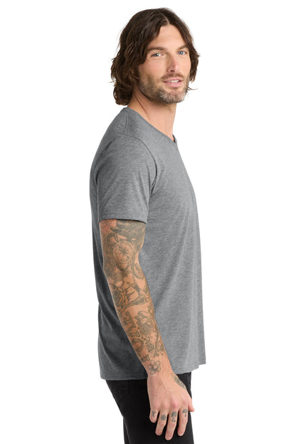 Aluminum Grey Allmade Unisex Tri-Blend V-Neck Tee AL2014 plain