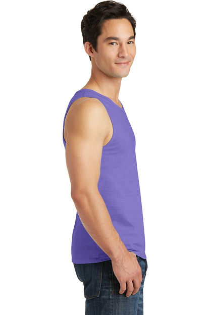 Amethyst Port & Co Beach Wash Garment-Dyed Tank. PC099TT plain