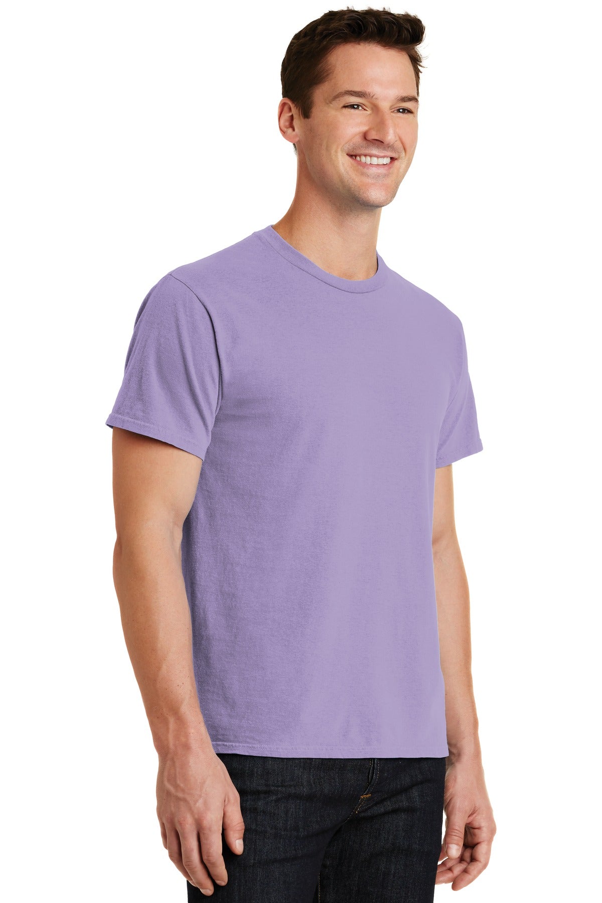 Amethyst Port & Co Beach Wash Garment-Dyed Tee. PC099 plain
