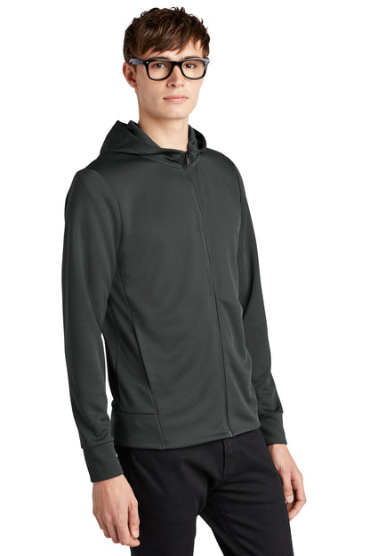 AnchorGrey Mercer+Mettle Double-Knit Full-Zip Hoodie MM3002 plain