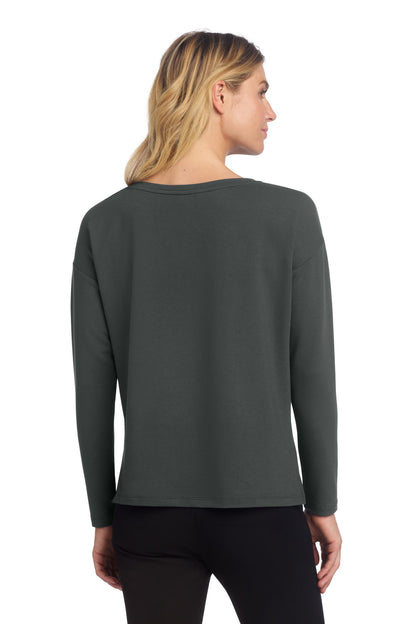 AnchorGrey Mercer+Mettle Women's Stretch Drop Shoulder Pullover MM3013 plain