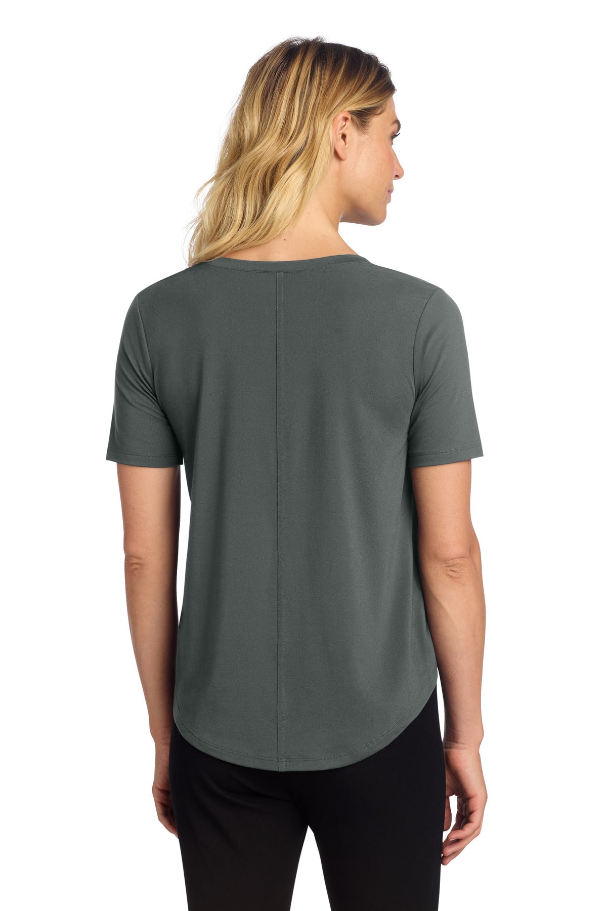 AnchorGrey Mercer+Mettle Women's Stretch Jersey Relaxed Scoop MM1017 plain