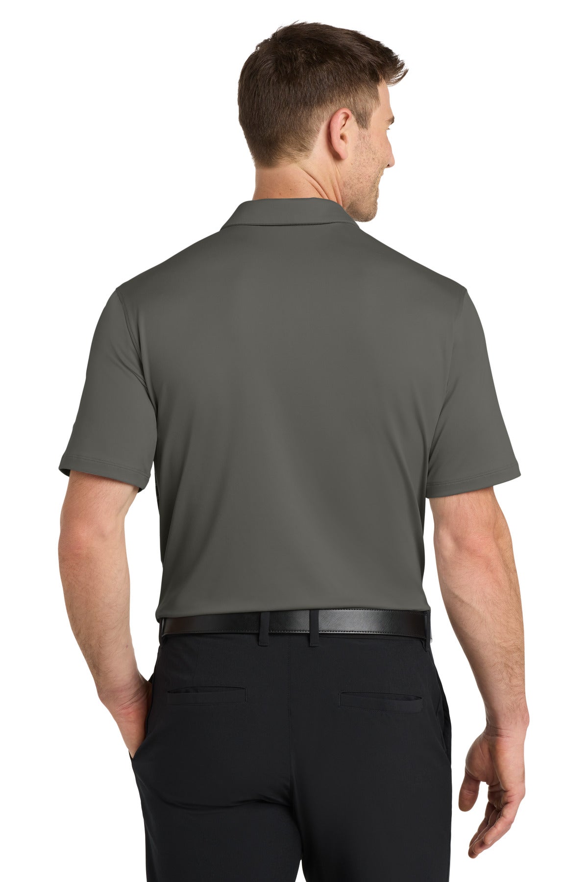 Anthracite Nike Dri-FIT Vapor Block Polo NKDC2114 plain