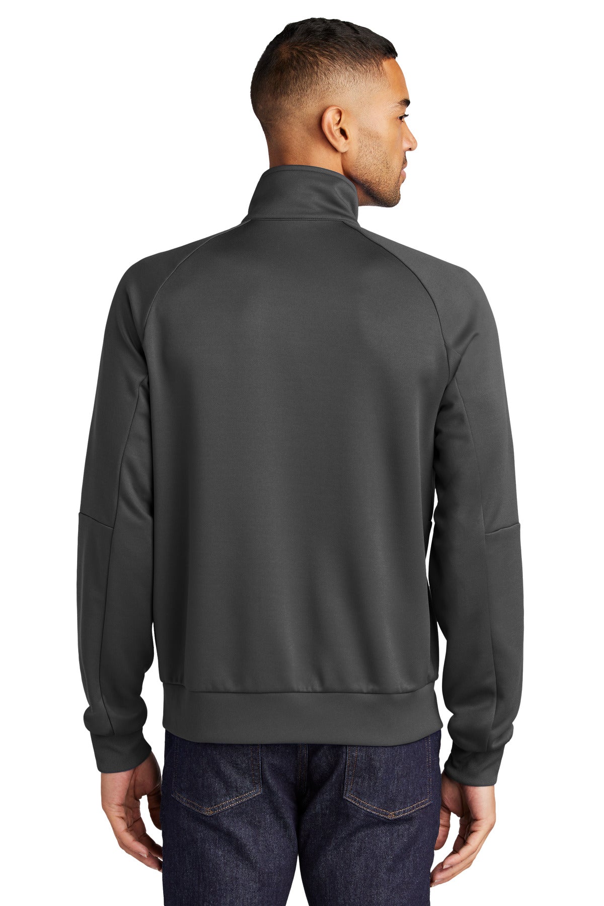 Anthracite Nike Full-Zip Chest Swoosh Jacket NKFD9891 plain
