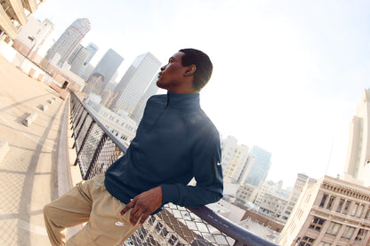 Anthracite Nike Therma-FIT Pocket 1/4-Zip NKIO8125 plain
