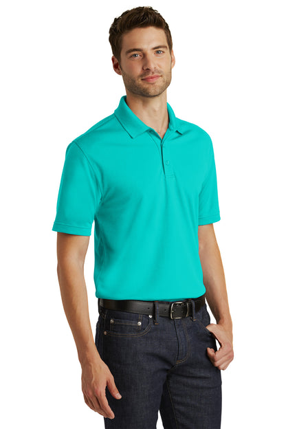 Aquamarine Port Authority Dry Zone UV Micro-Mesh Polo. K110 plain