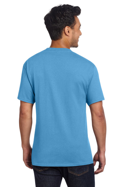 AquaticBl Port & Co Core Cotton DTG Tee PC54DTG plain