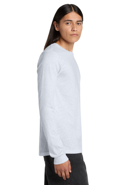 Ash BELLA+CANVAS Unisex Jersey Long Sleeve Tee. BC3501 plain