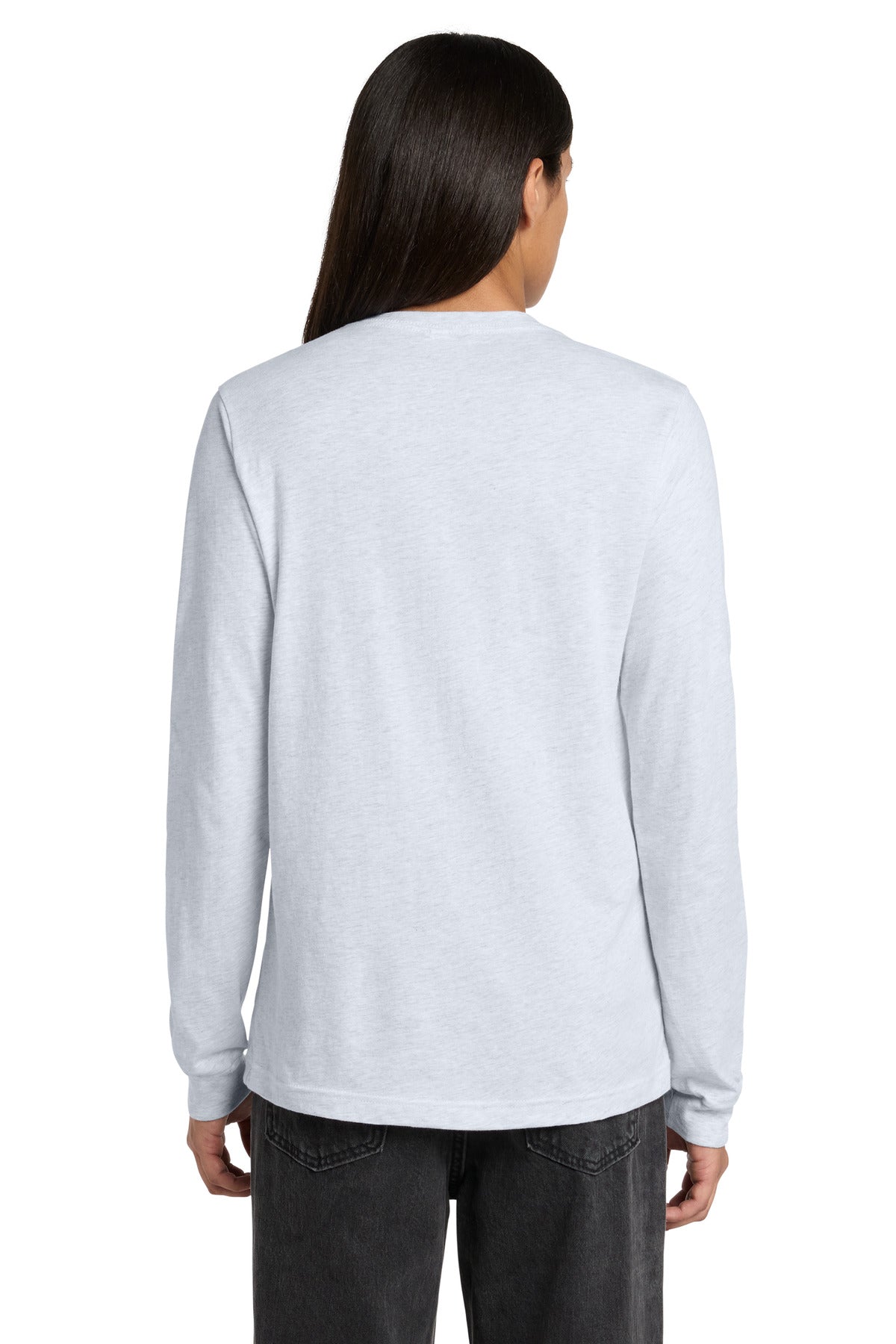 Ash BELLA+CANVAS Unisex Jersey Long Sleeve Tee. BC3501 plain