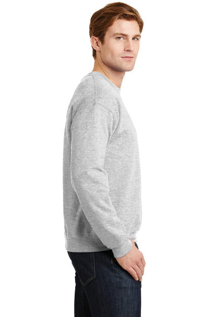 Ash Gildan Heavy Blend Crewneck Sweatshirt. 18000 plain