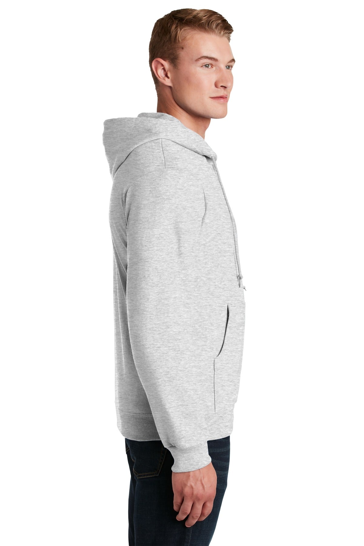 Ash Jerzees - NuBlend Full-Zip Hooded Sweatshirt. 993M plain
