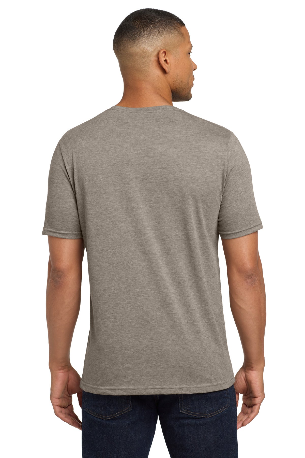 Ash Next Level Apparel Adult Poly/Cotton Tee. NL6200 plain