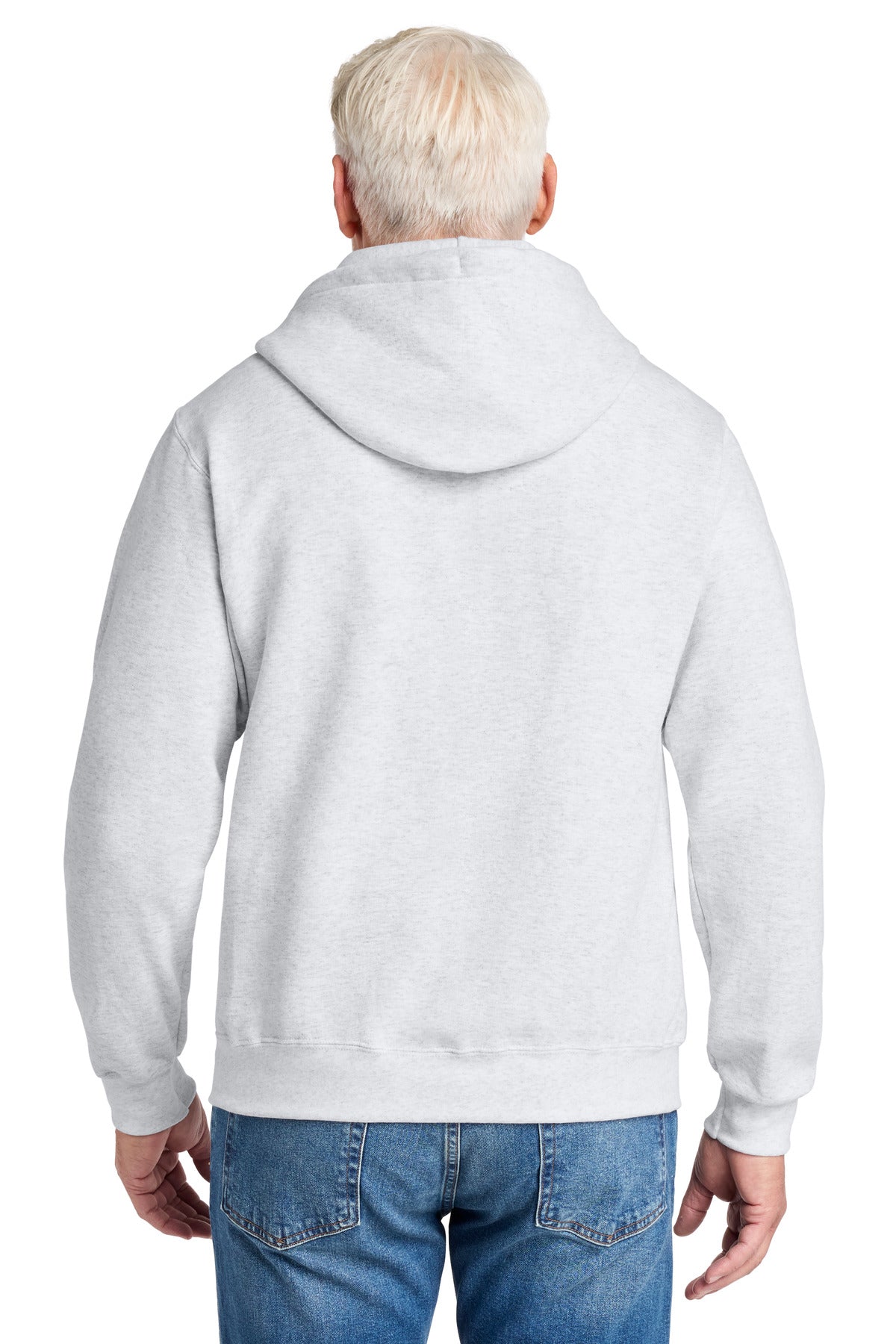 Ash Port & Co Core Fleece Full-Zip Hooded Sweatshirt. PC78ZH plain