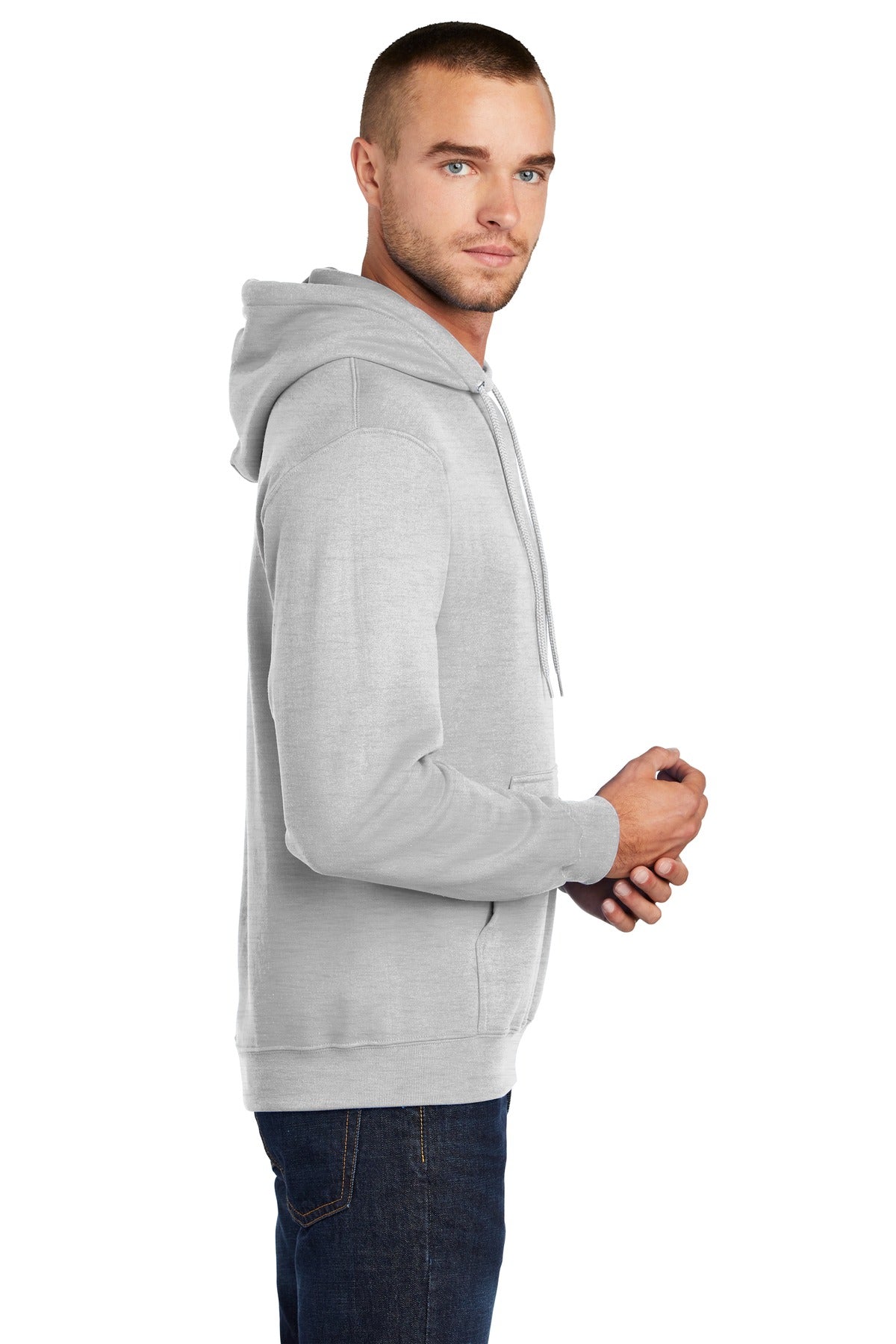 Ash Port & Co Core Fleece Pullover Hooded Sweatshirt. PC78H