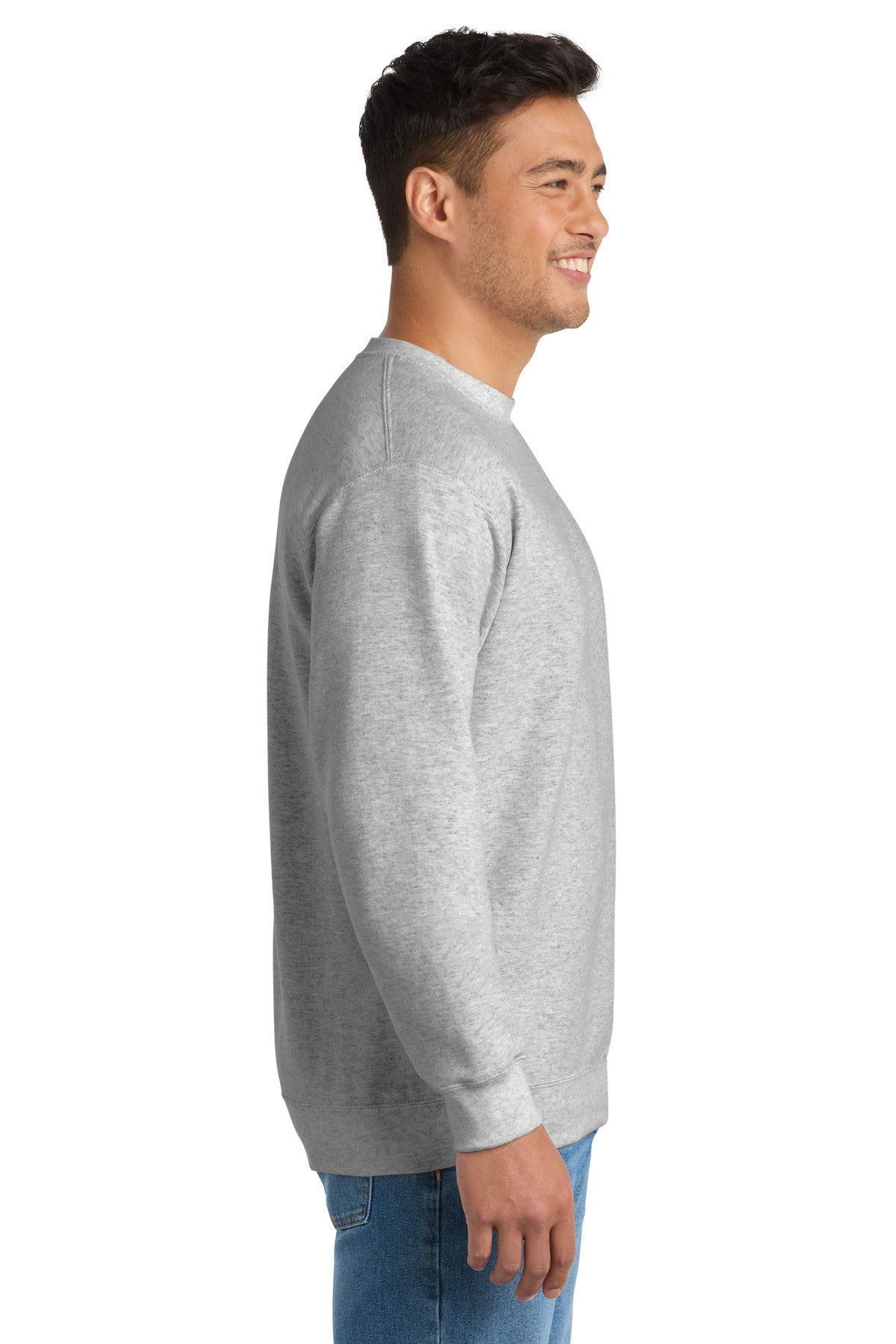 Ash Port & Co Essential Fleece Crewneck Sweatshirt. PC90 plain