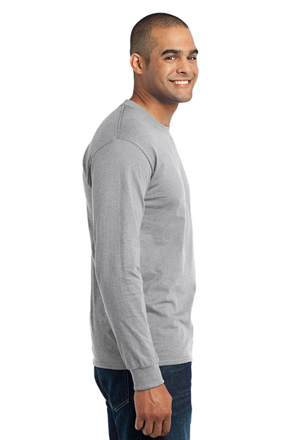 Ash Port & Co Tall Long Sleeve Core Blend Tee. PC55LST plain