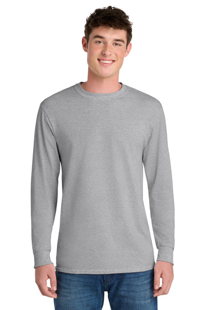 Ash Port & Co Tall Long Sleeve Core Blend Tee. PC55LST plain