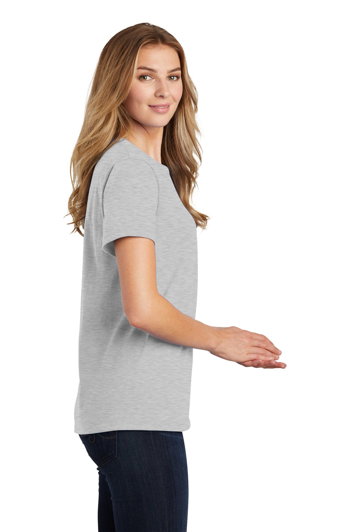 Ash Port & Co Women's Essential Tee. LPC61 plain