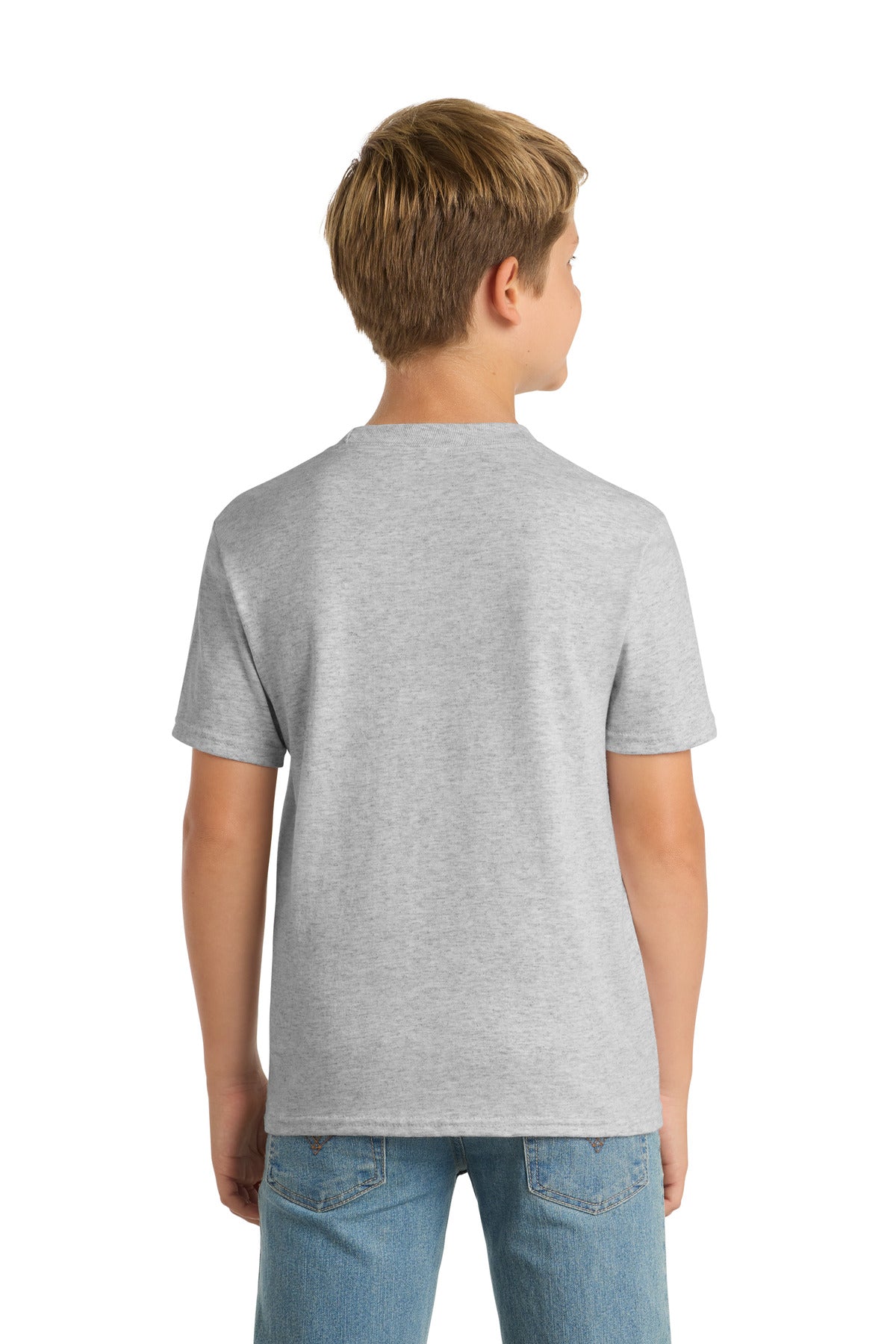Ash Port & Co Youth Core Blend Tee. PC55Y plain