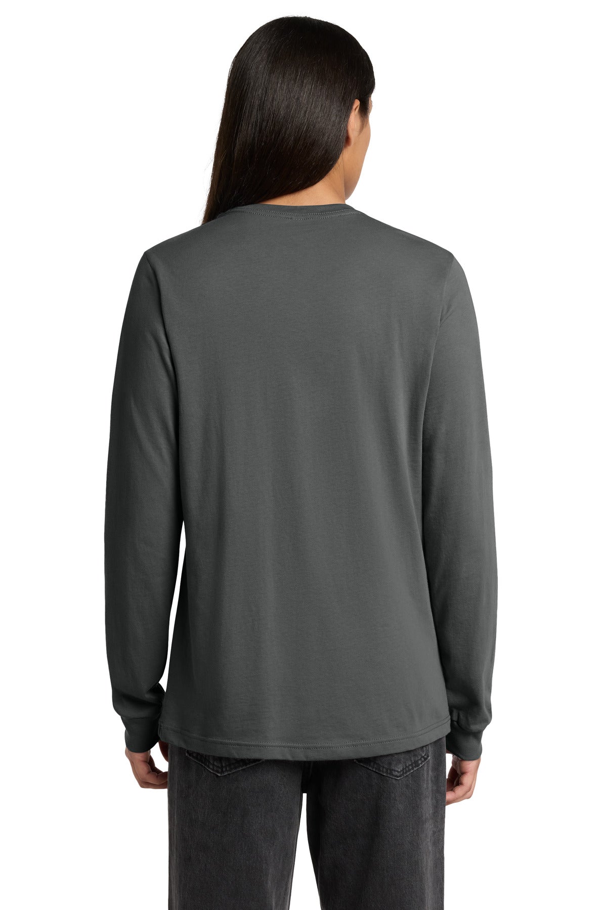 Asphalt BELLA+CANVAS Unisex Jersey Long Sleeve Tee. BC3501 plain