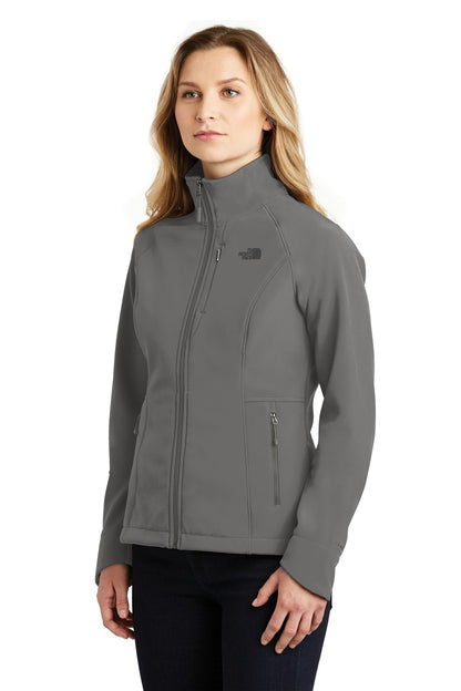 Asphalt Grey The North Face Women's Apex Barrier Soft Shell Jacket. NF0A3LGU plain