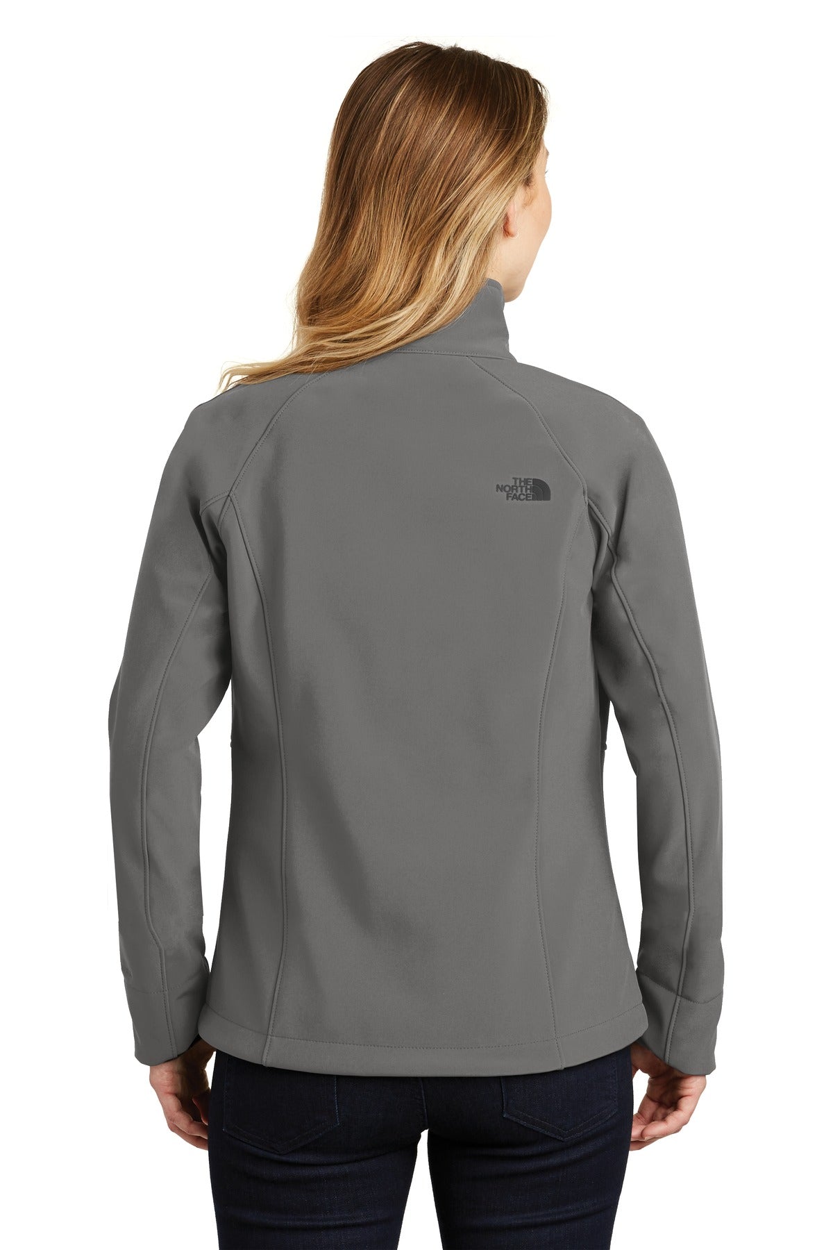 Asphalt Grey The North Face Women's Apex Barrier Soft Shell Jacket. NF0A3LGU plain