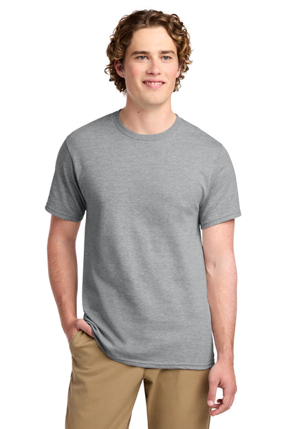 Ath Heather Port & Co Ring Spun Cotton Tee. PC150 plain