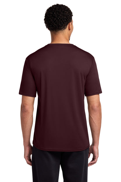 Ath Maroon Port & Co Performance Tee. PC380 plain