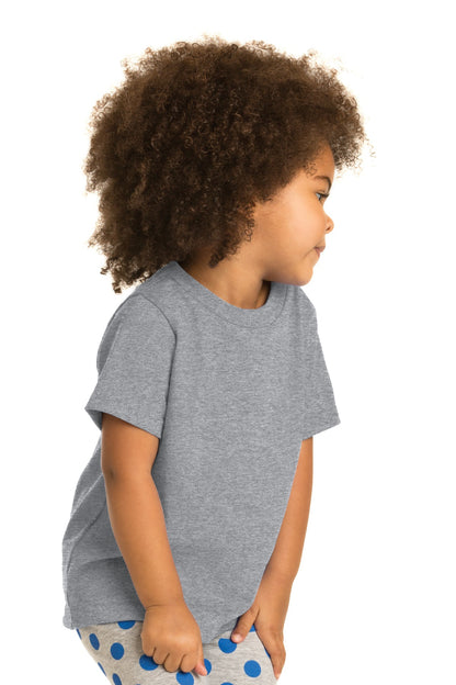 Athl Heather Port & Co Toddler Core Cotton Tee. CAR54T plain