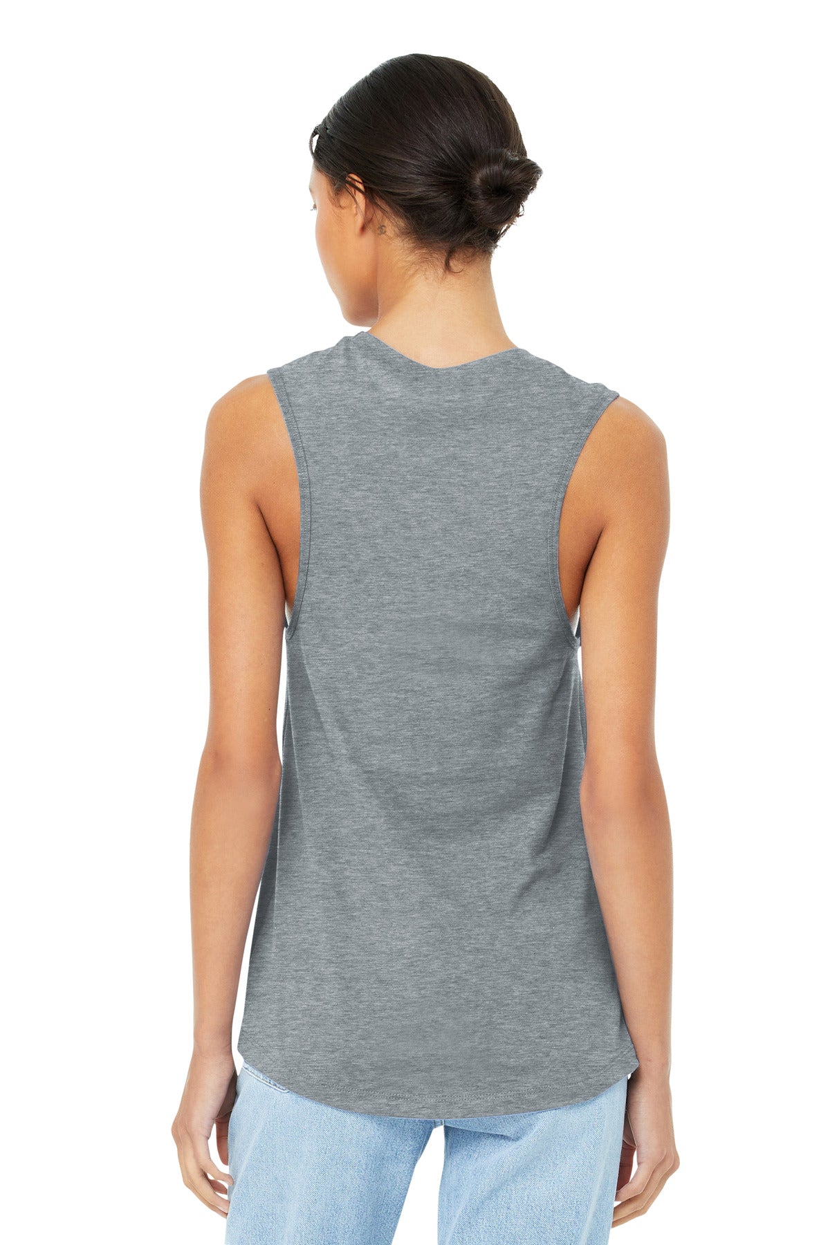 Athletic Ht BELLA+CANVAS Women's Jersey Muscle Tank. BC6003 plain