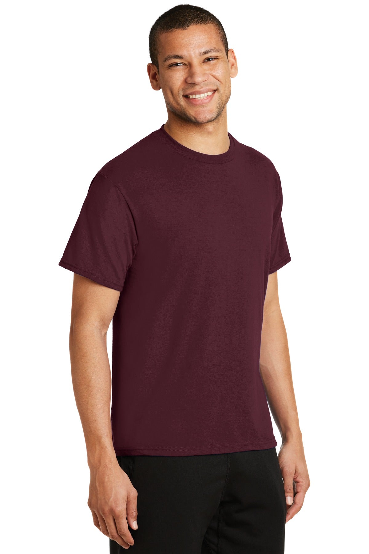 Athletic Mar Port & Co Performance Blend Tee. PC381 plain