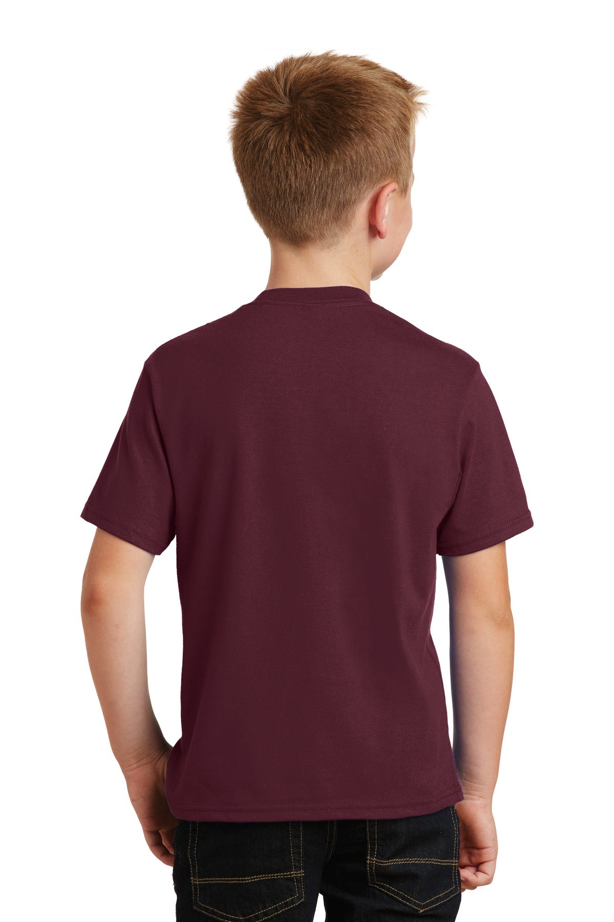 Athletic Mar Port & Co Youth Fan Favorite Tee. PC450Y plain