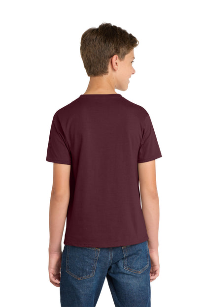 Athletic Mar Port & Co Youth Fan Favorite Tee. PC450Y plain