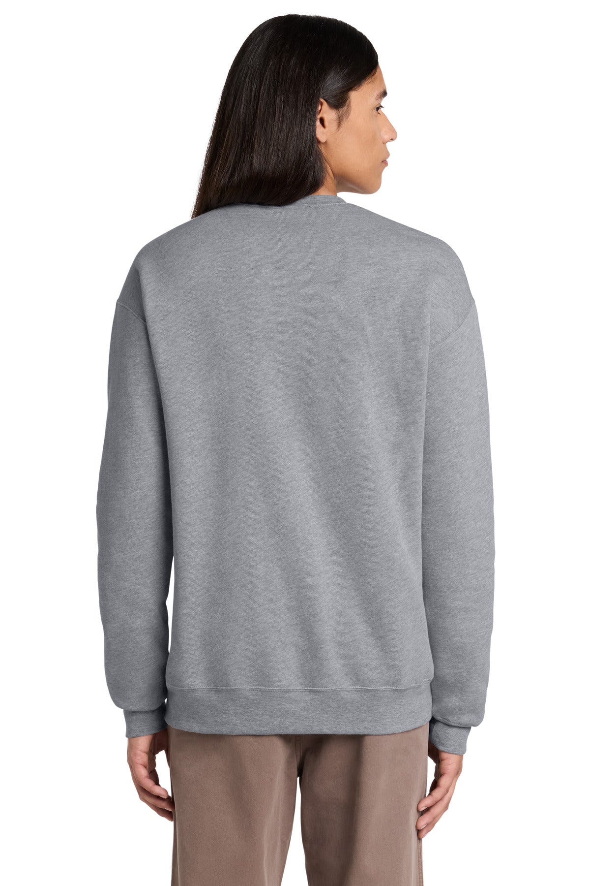AthlHthr BELLA+CANVAS Unisex Sponge Fleece Drop Shoulder Sweatshirt. BC3945 plain