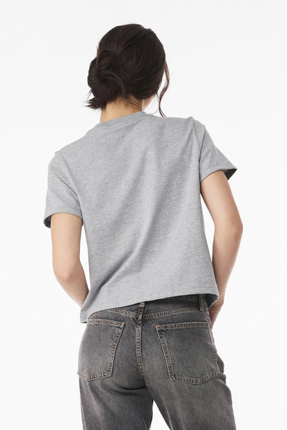 AthlHthr BELLA+CANVAS Women's 6-Ounce Heavyweight Tee BC6110 plain