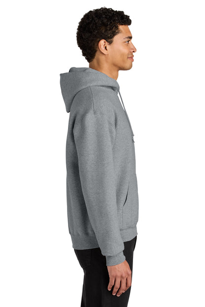AthlHthr Jerzees Rugged Unisex Hooded Sweatshirt H12M plain