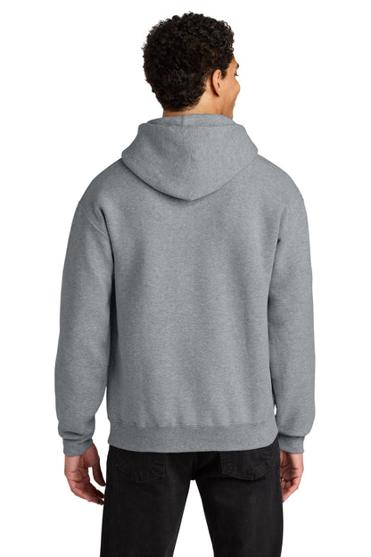 AthlHthr Jerzees Rugged Unisex Hooded Sweatshirt H12M plain