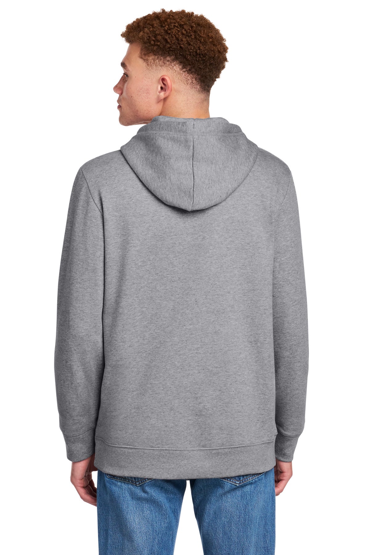 AthlHthr New Era Comeback Fleece Pullover Hoodie NEA550 plain