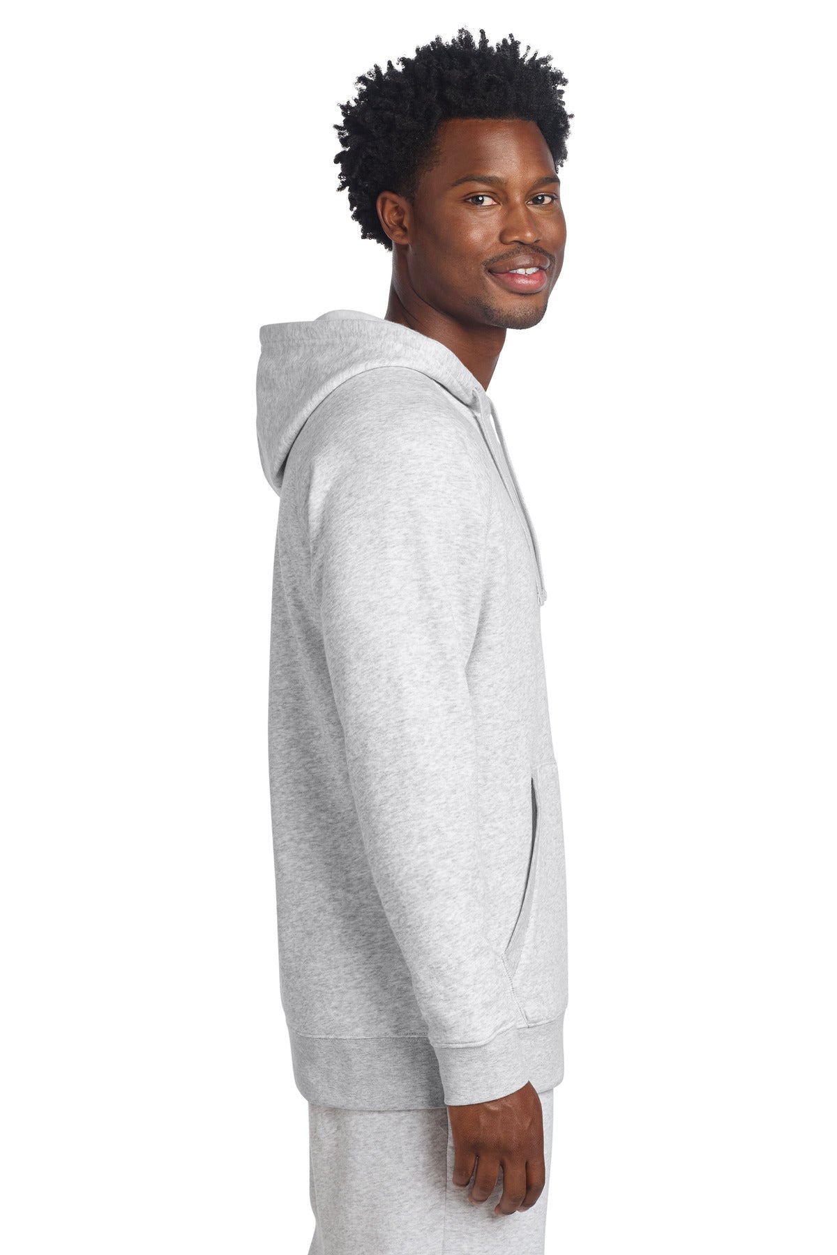 AthlHthr Sport-Tek Drive Fleece Pullover Hoodie STF200 plain
