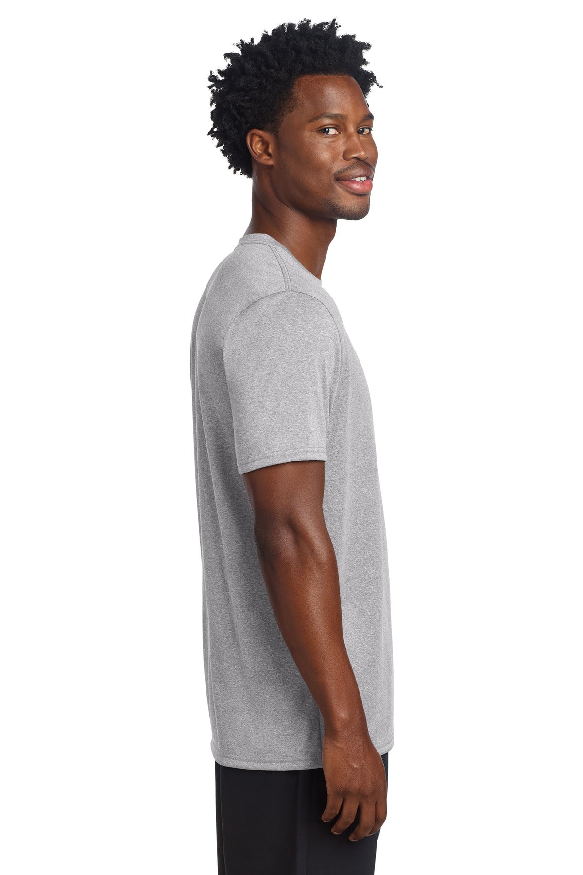 AthlHthr Sport-Tek Echo Tee ST760 plain