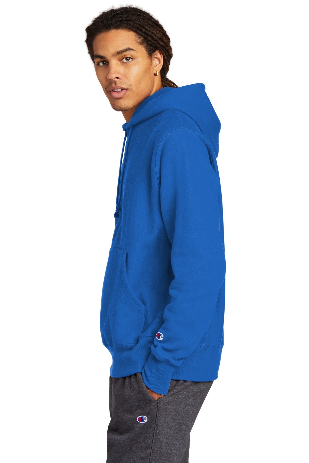 AthlRoyal Champion Reverse Weave Hooded Sweatshirt S101 plain