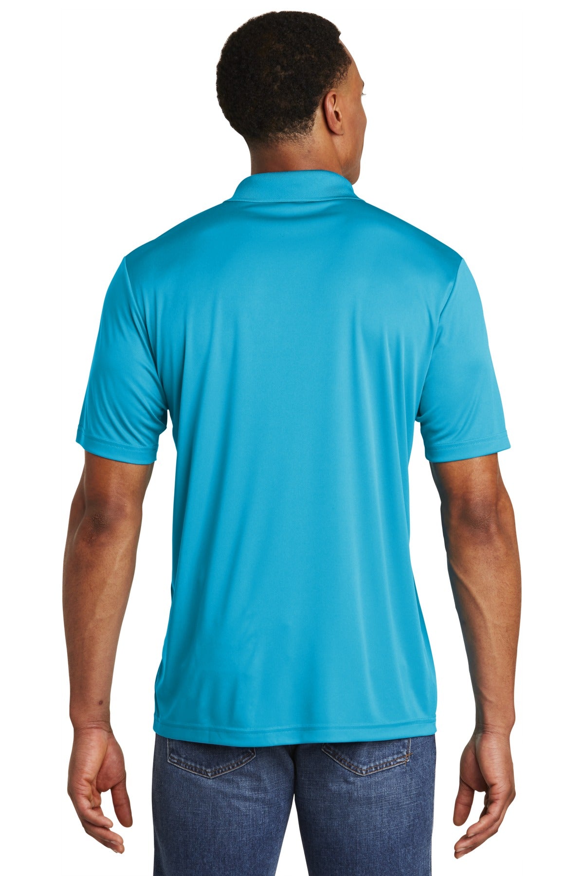 Atomic Blue Sport-Tek PosiCharge Competitor Polo. ST550 plain