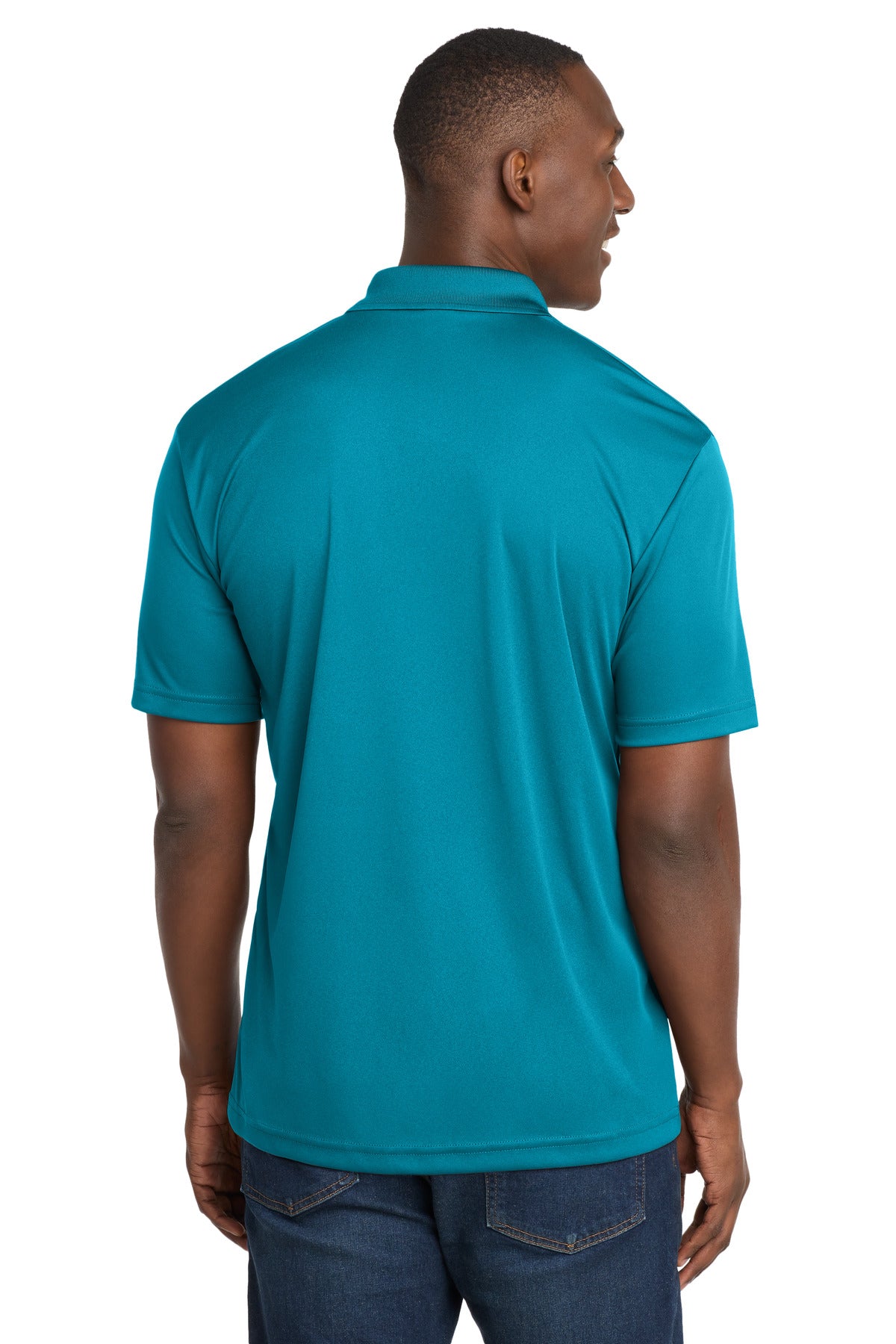 Atomic Blue Sport-Tek PosiCharge Competitor Polo. ST550 plain